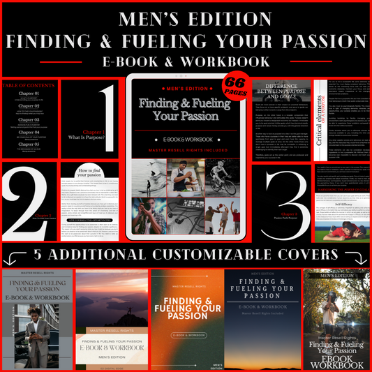 MEN'S EDITION - FINDING & FUELING YOUR PASSION E-BOOK & WORKBOOK