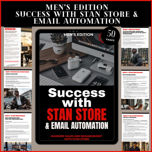 MEN'S EDITION SUCCESS WITH STAN STORE & EMAIL AUTOMATION