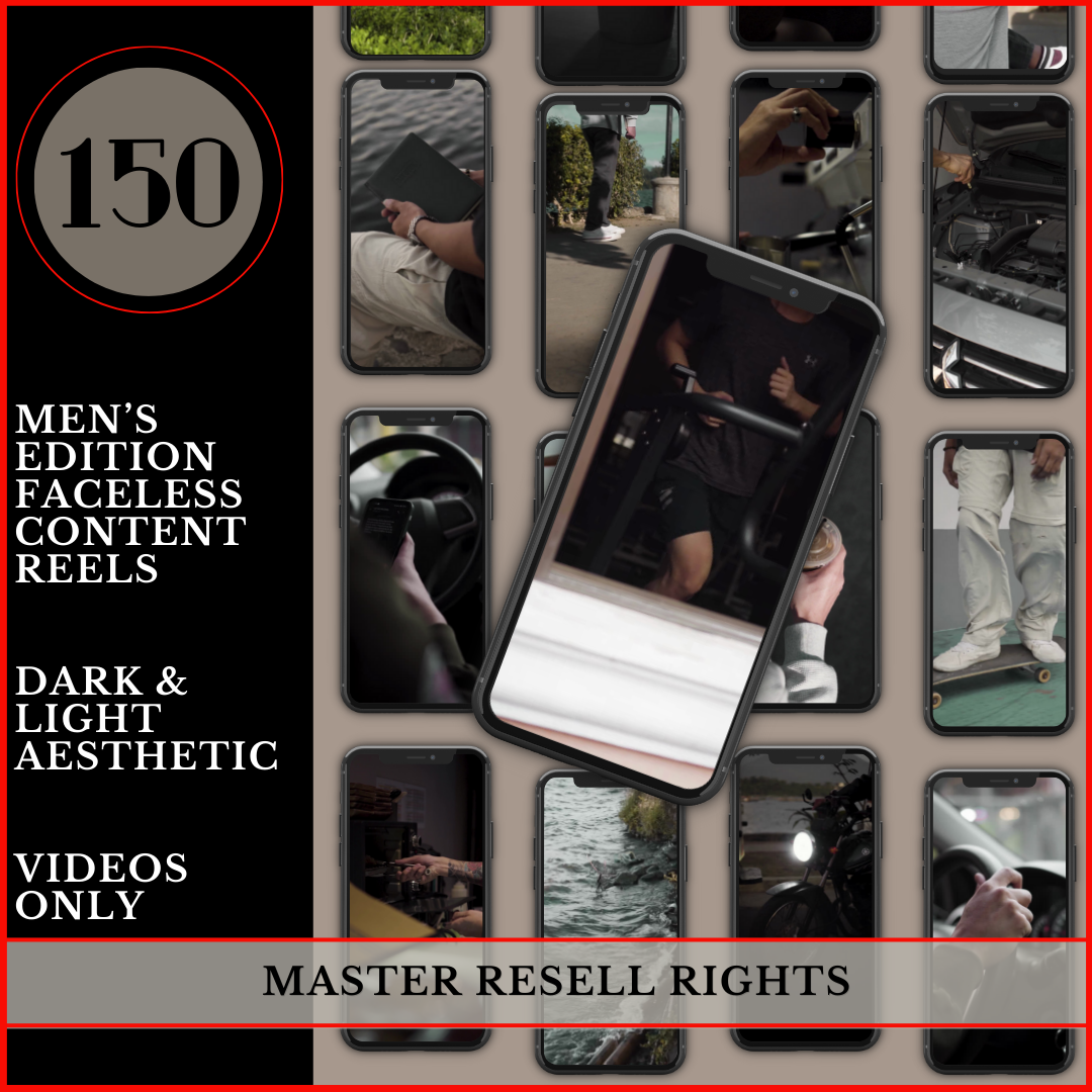 MEN'S EDITION 150 FACELESS CONTENT REELS