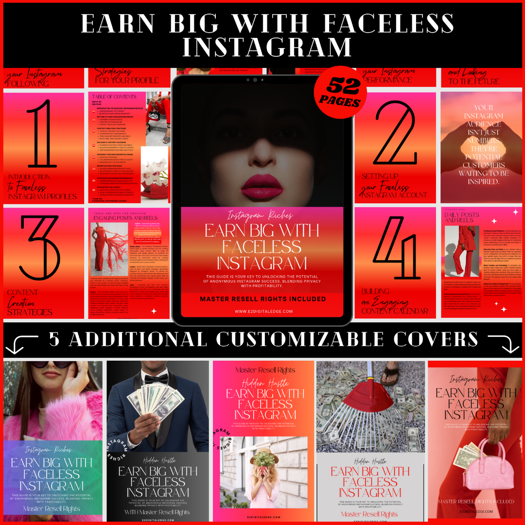 EARN BIG WITH FACELESS INSTAGRAM