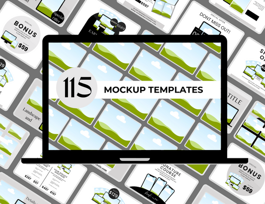 115 MOCKUP TEMPLATES