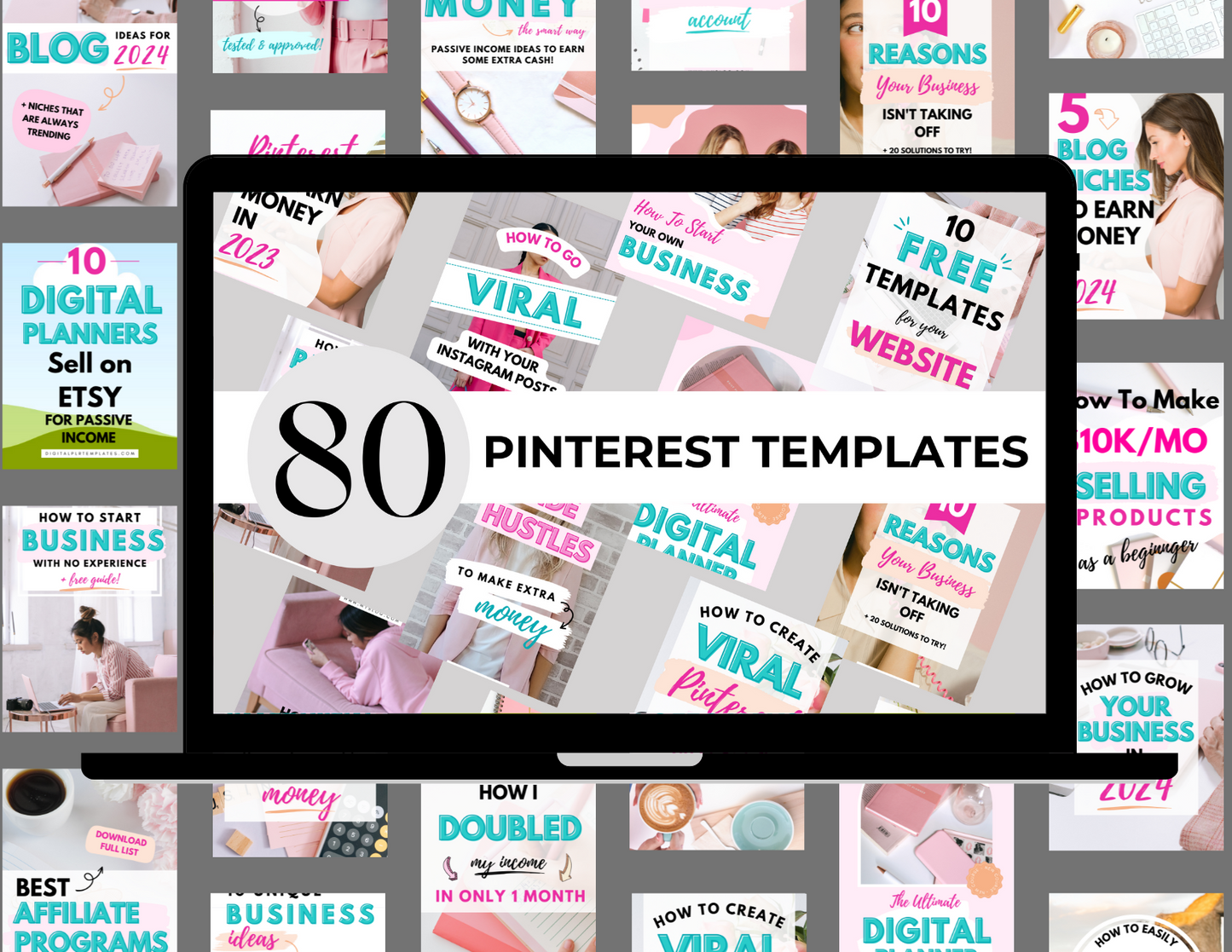 80 PINTEREST TEMPLATES