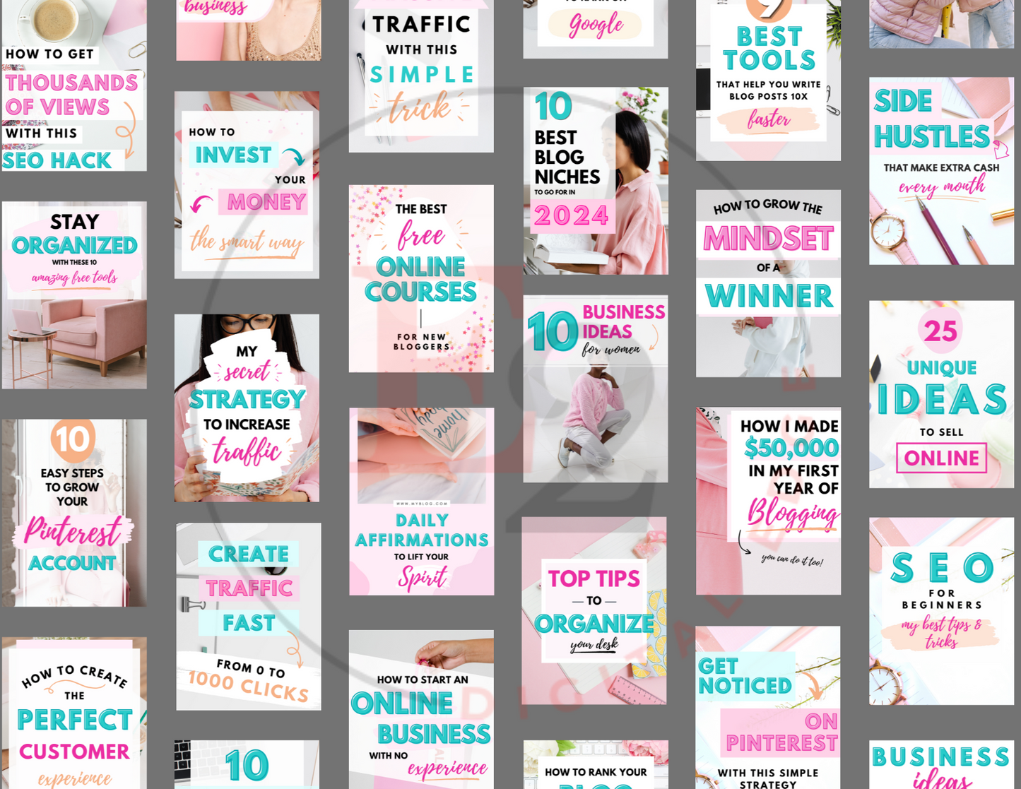 80 PINTEREST TEMPLATES